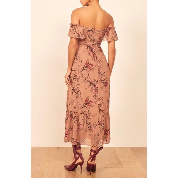 TRADE? Reformation Cecile Floral Print Midi Dress - Picture 7 of 10